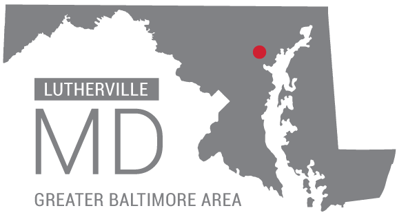 Lutherville MD Map